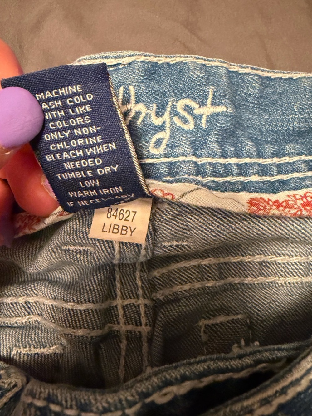 Amethyst Jeans Capris - Picture 8 of 11